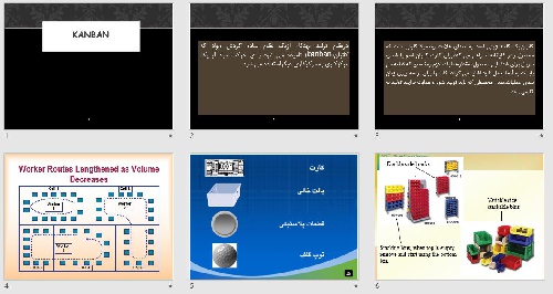  پاورپوينت با عنوان کانبان