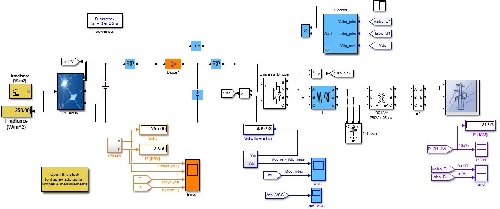  شبیه سازی سیستم فتوولتائیک با اینورتر شبه منبع امپدانس اولیه