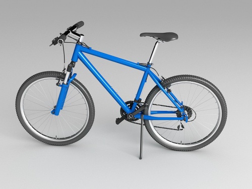  مدل سه بعدی دوچرخه کوهستان