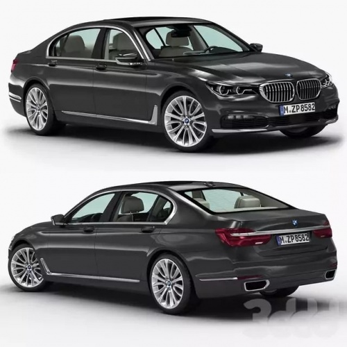  مدل سه بعدی ماشین 2016_BMW_7