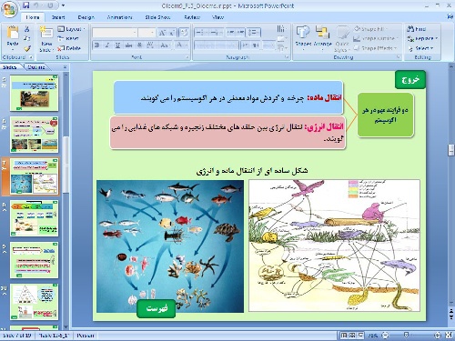   پاورپوینت فصل پانزدهم علوم تجربی پایه نهم باهم زیستن  