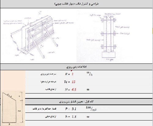  نرم افزار طراحی و کنترل قالب بندی تحت اکسل