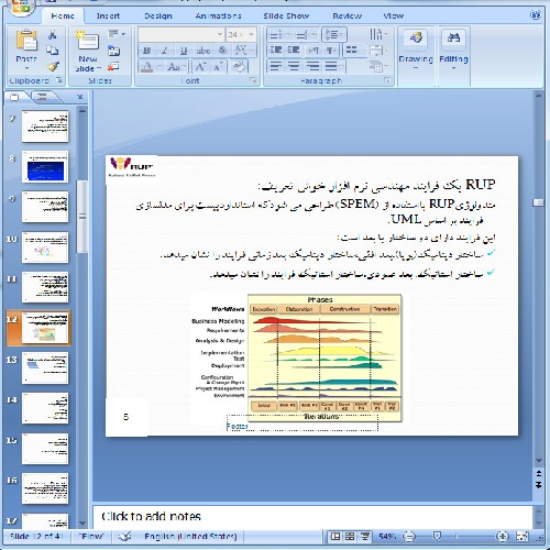  دانلود پاورپوینت کاربرد RUP- در 41 اسلاید