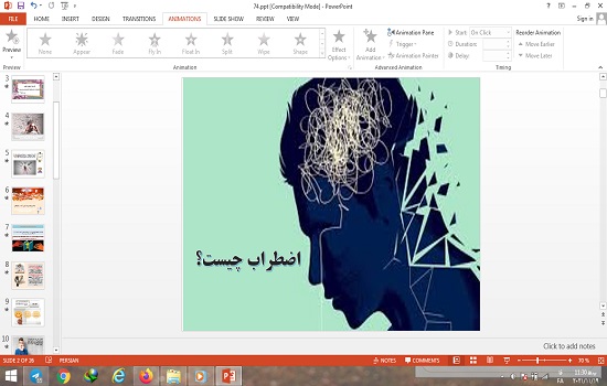 پاورپوینت اضطراب چیست درس تفکر و سبک زندگی هفتم